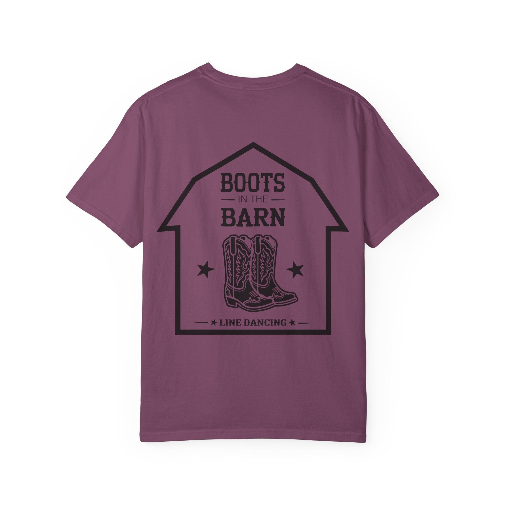 Boots in the Barn T-Shirt — Western Cowboy Boots Line Dancing Tee