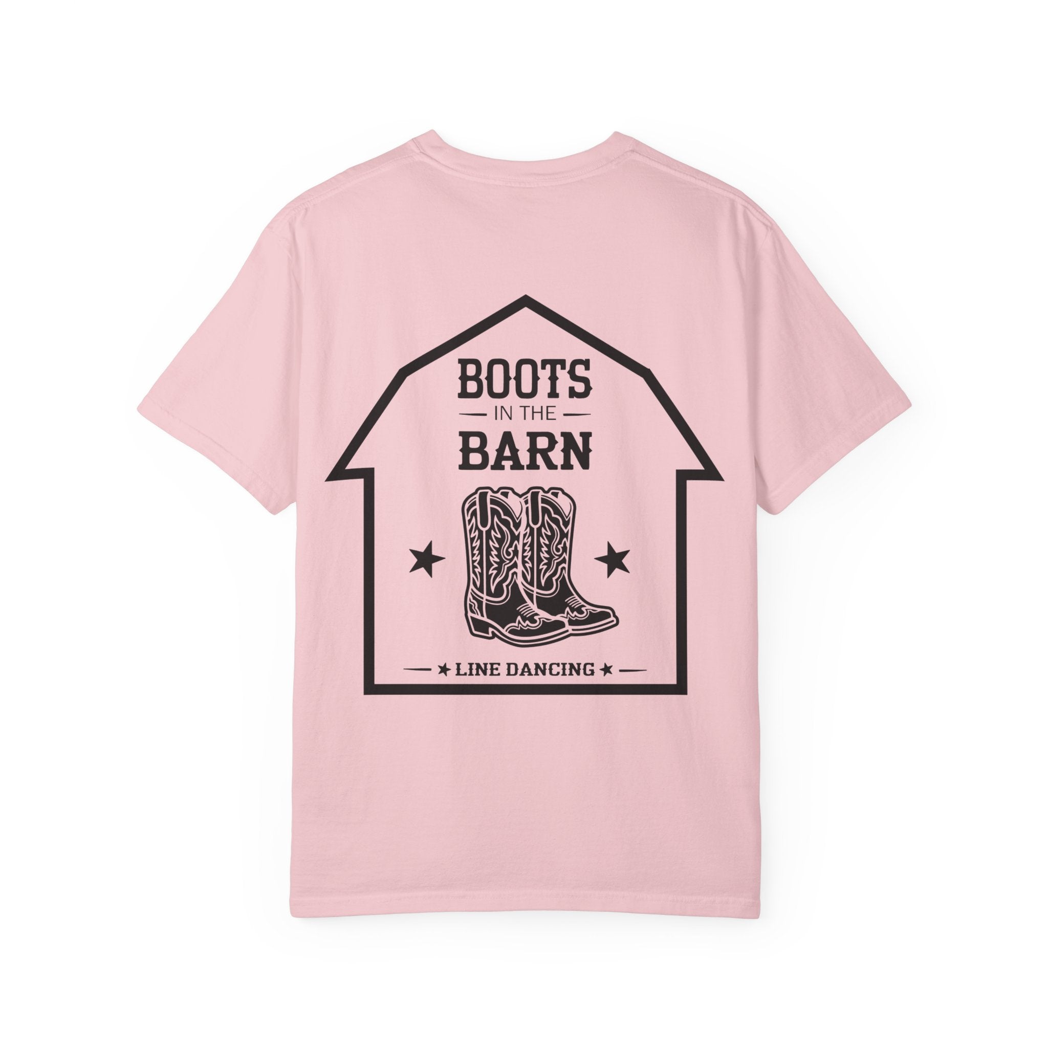 Boots in the Barn T-Shirt — Western Cowboy Boots Line Dancing Tee