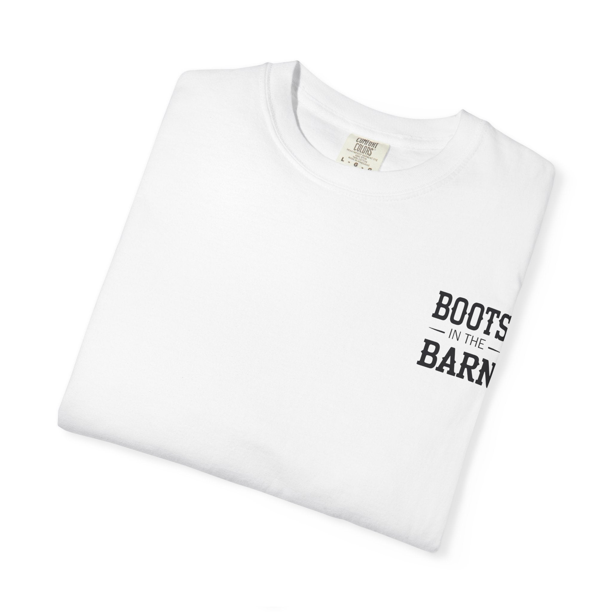 Boots in the Barn T-Shirt — Western Cowboy Boots Line Dancing Tee