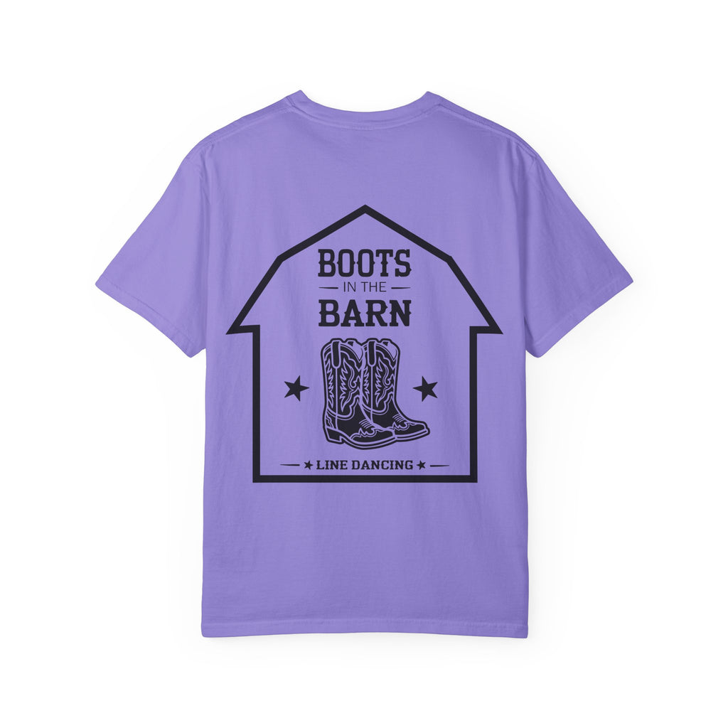 Boots in the Barn T-Shirt — Western Cowboy Boots Line Dancing Tee