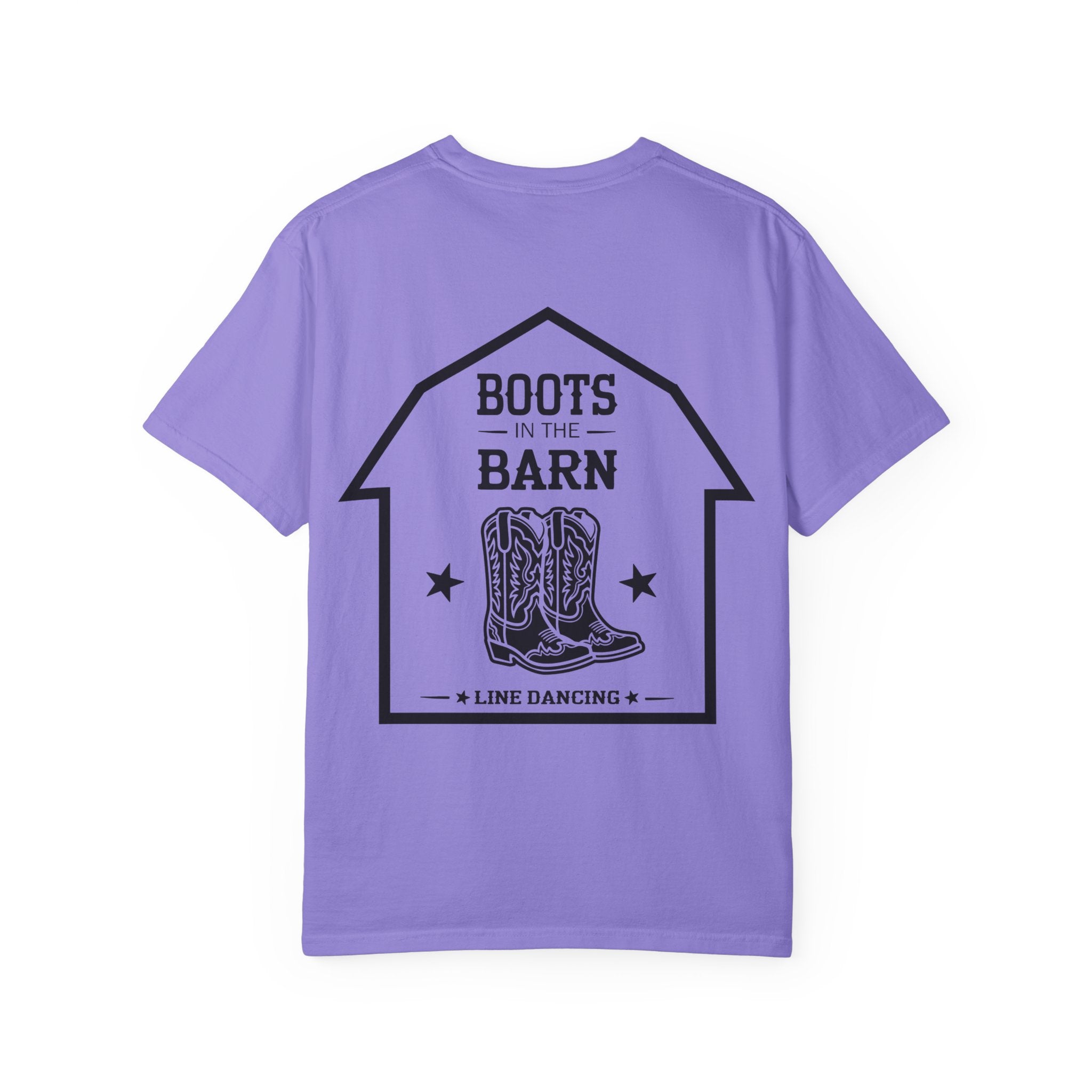 Boots in the Barn T-Shirt — Western Cowboy Boots Line Dancing Tee