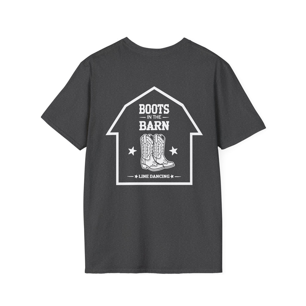 Boots in the Barn T-Shirt — Rustic Western Graphic Tee