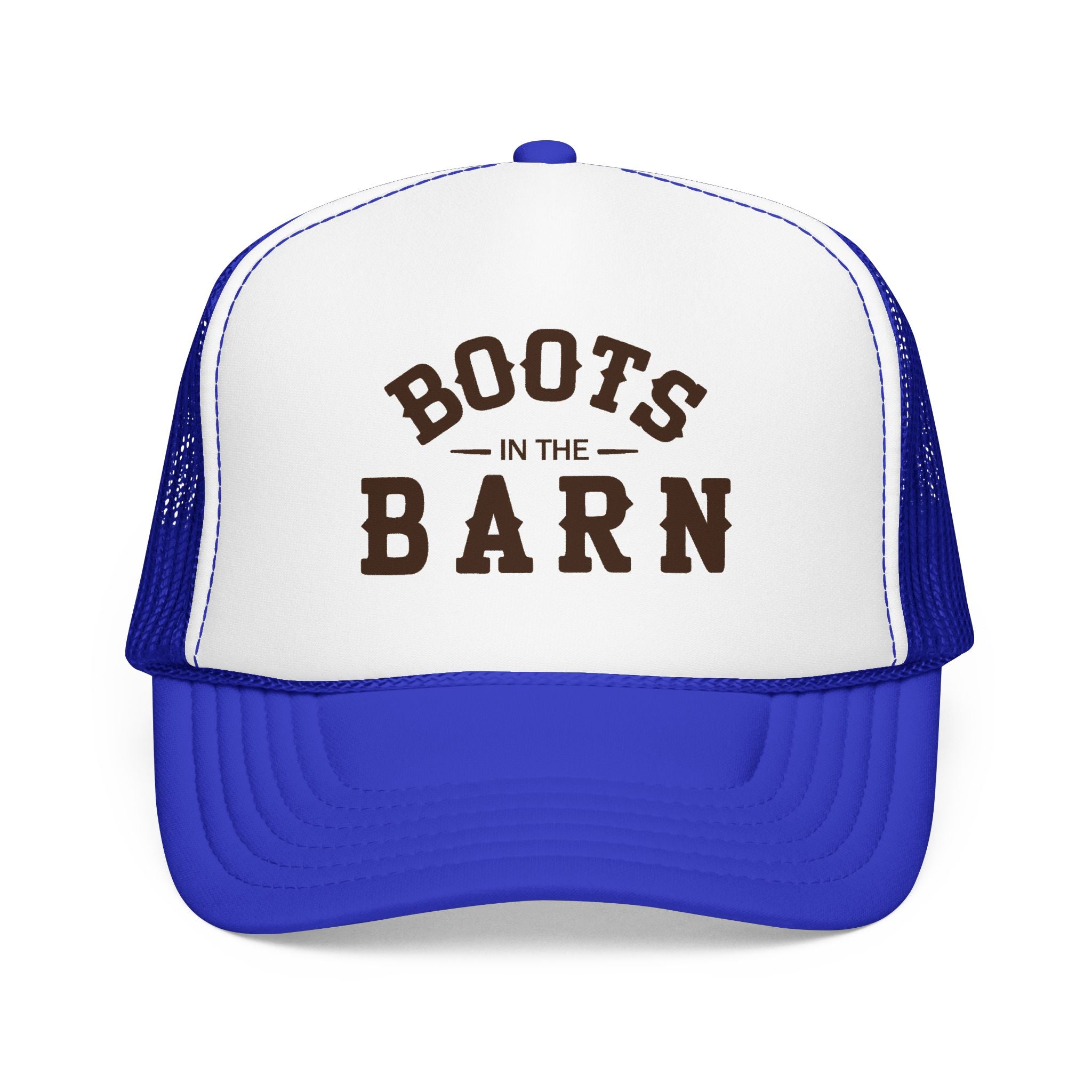 Trucker Hat — "Boots in the Barn" Foam Mesh Cap