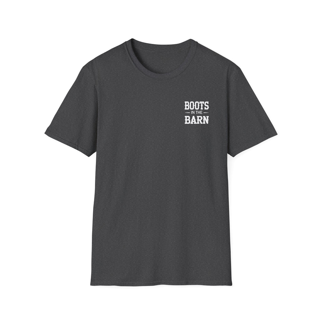 Boots in the Barn T-Shirt — Rustic Western Graphic Tee