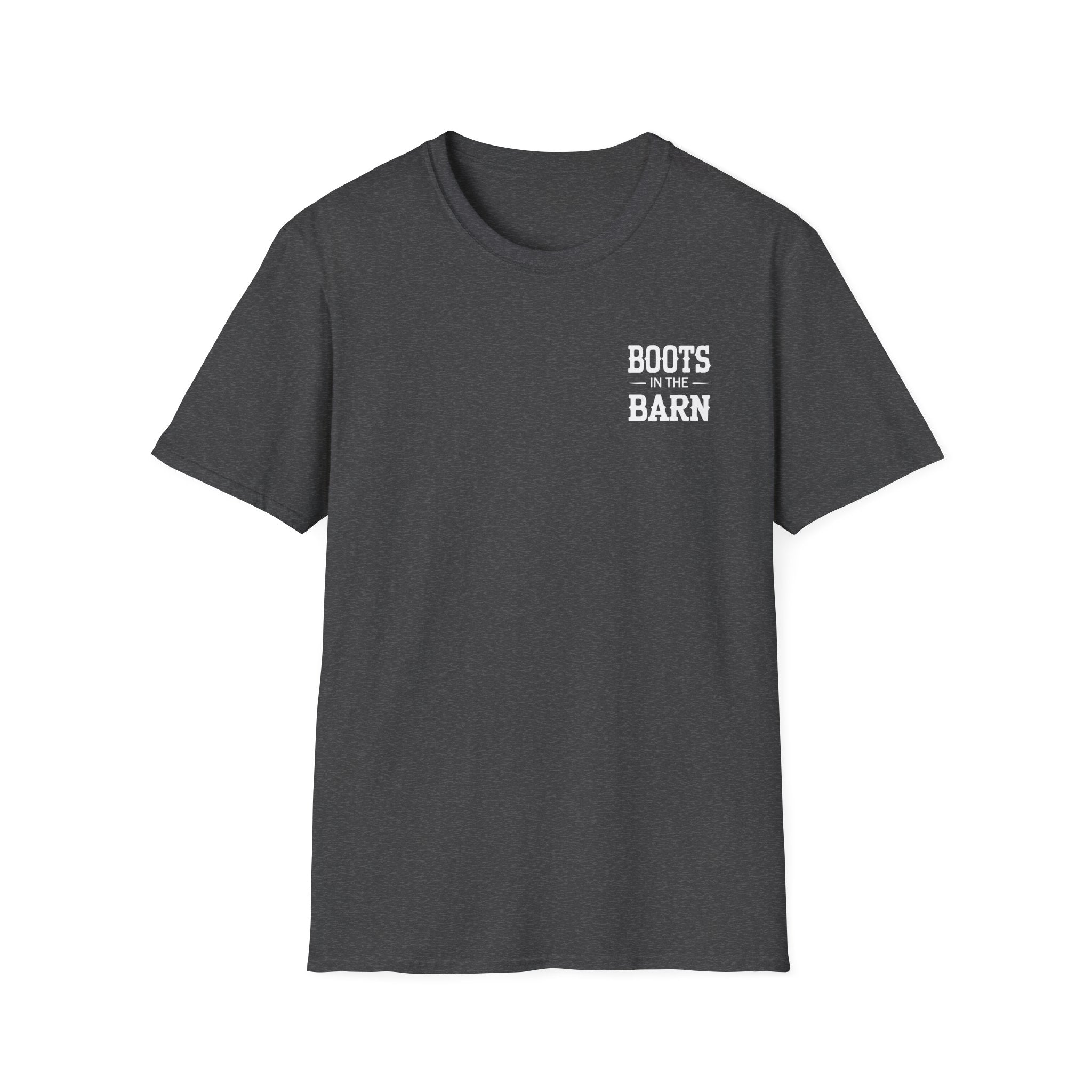 Boots in the Barn T-Shirt — Rustic Western Graphic Tee