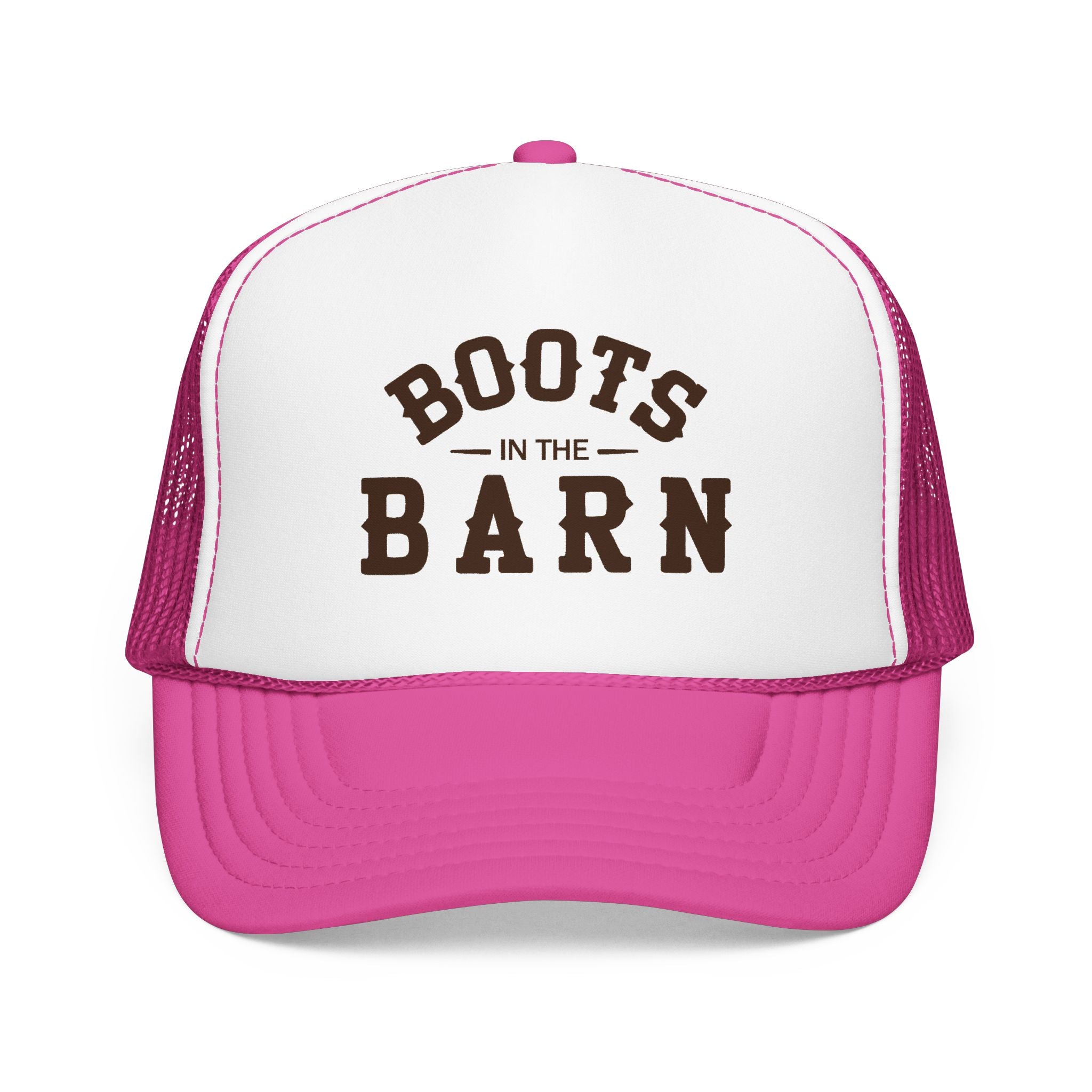 Trucker Hat — "Boots in the Barn" Foam Mesh Cap