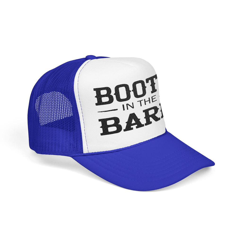 Boots in the Barn Trucker Hat — Vintage Country Foam Mesh Cap