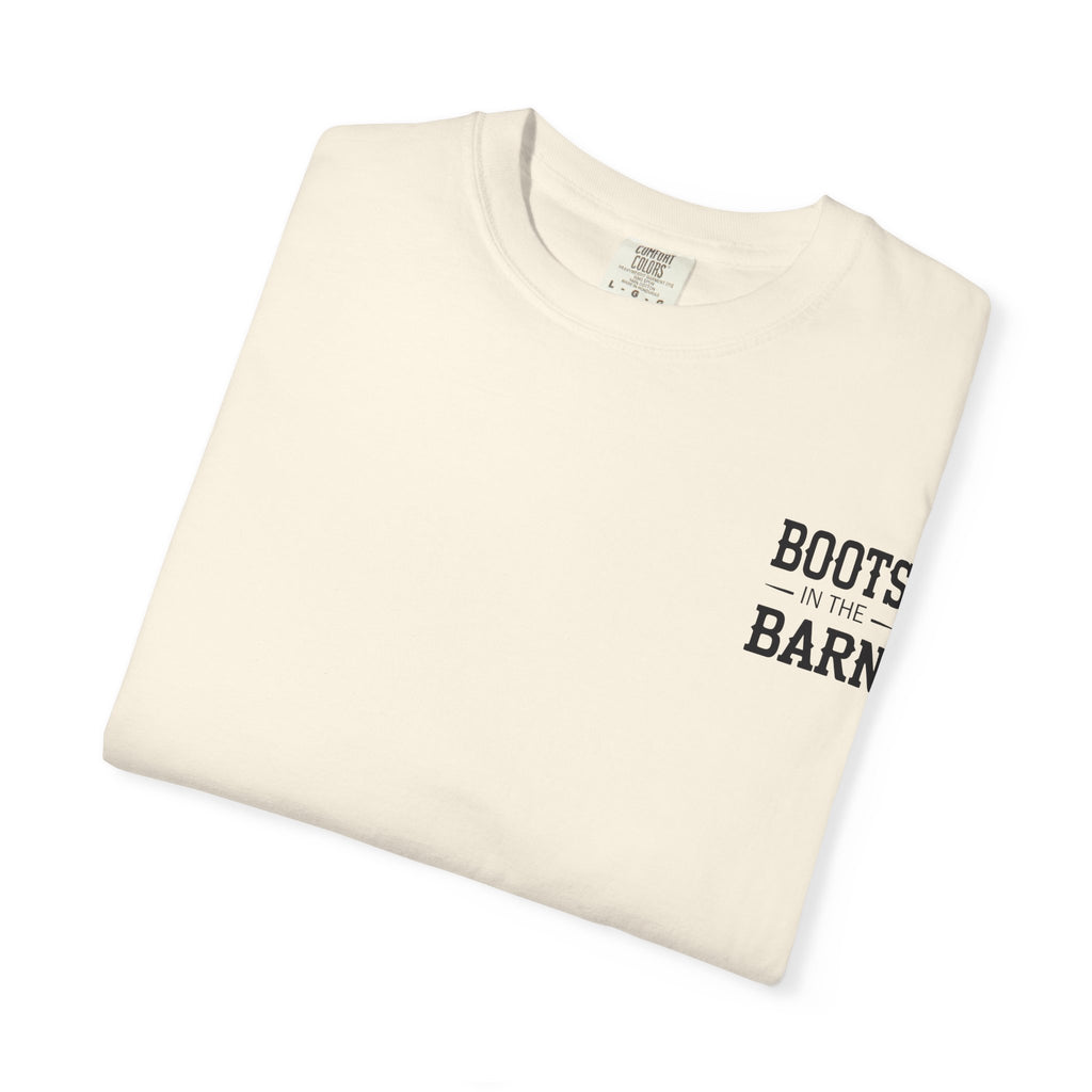 Boots in the Barn T-Shirt — Western Cowboy Boots Line Dancing Tee