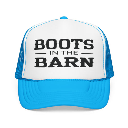 Trucker Hat — "Boots in the Barn" Foam Mesh Cap