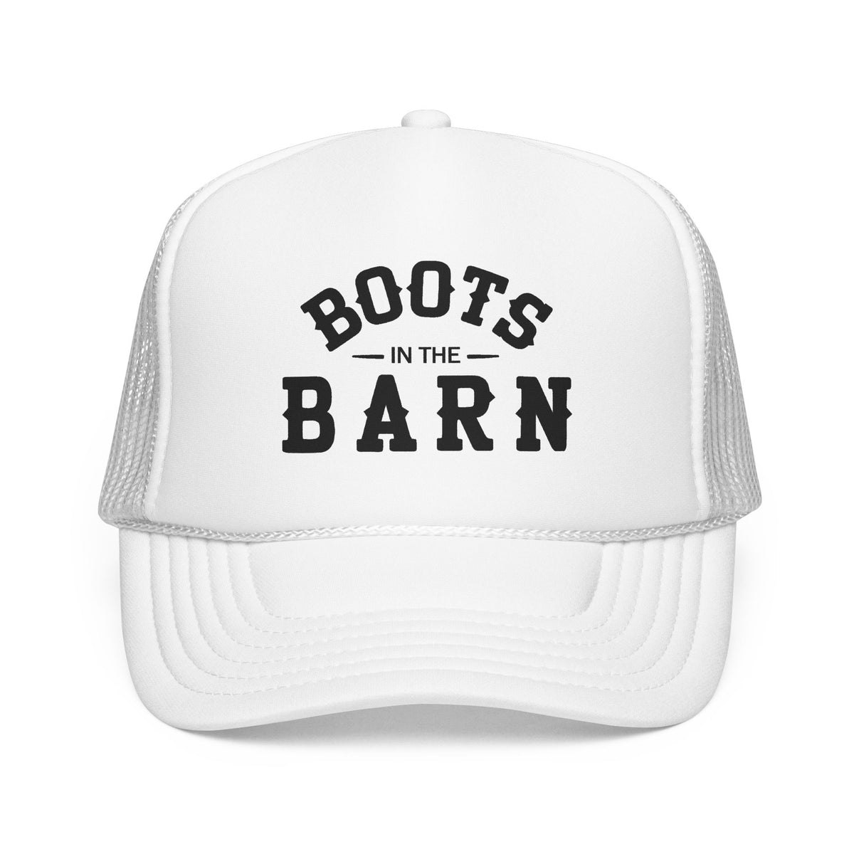 Trucker Hat — "Boots in the Barn" Foam Mesh Cap