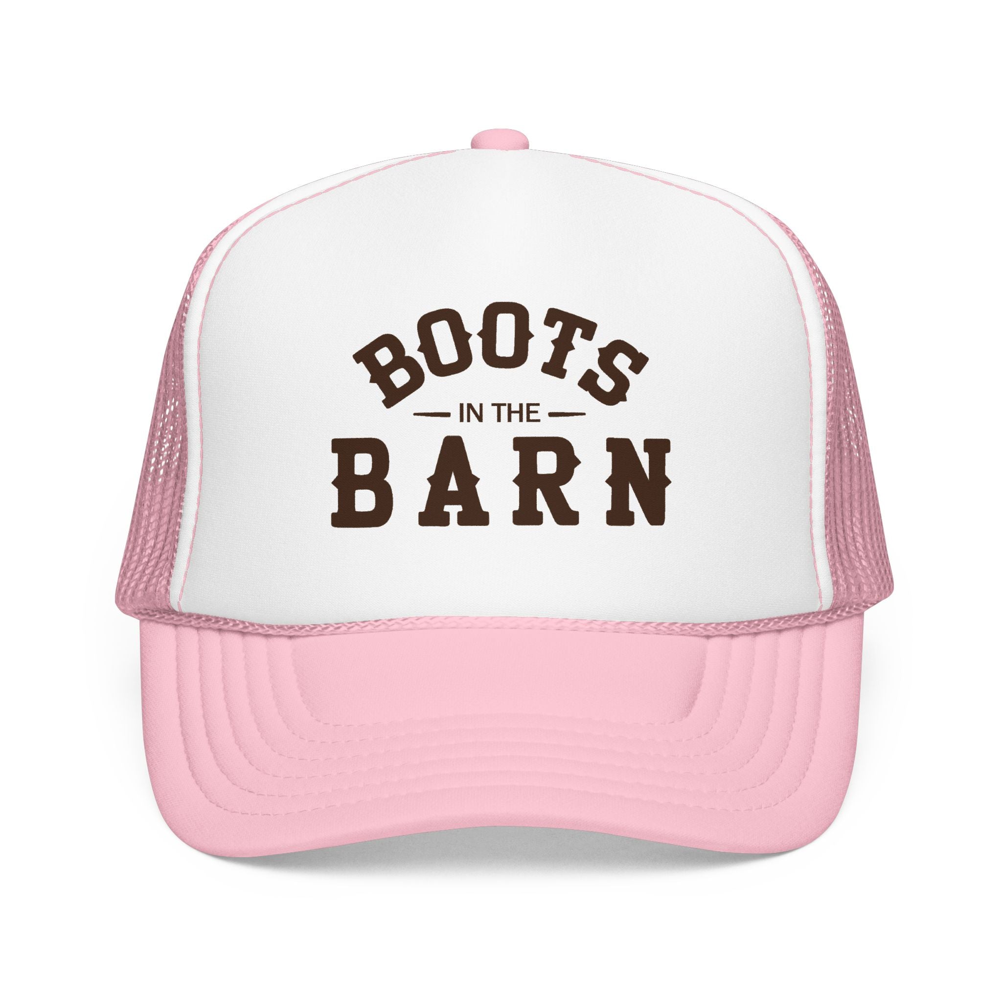 Trucker Hat — "Boots in the Barn" Foam Mesh Cap