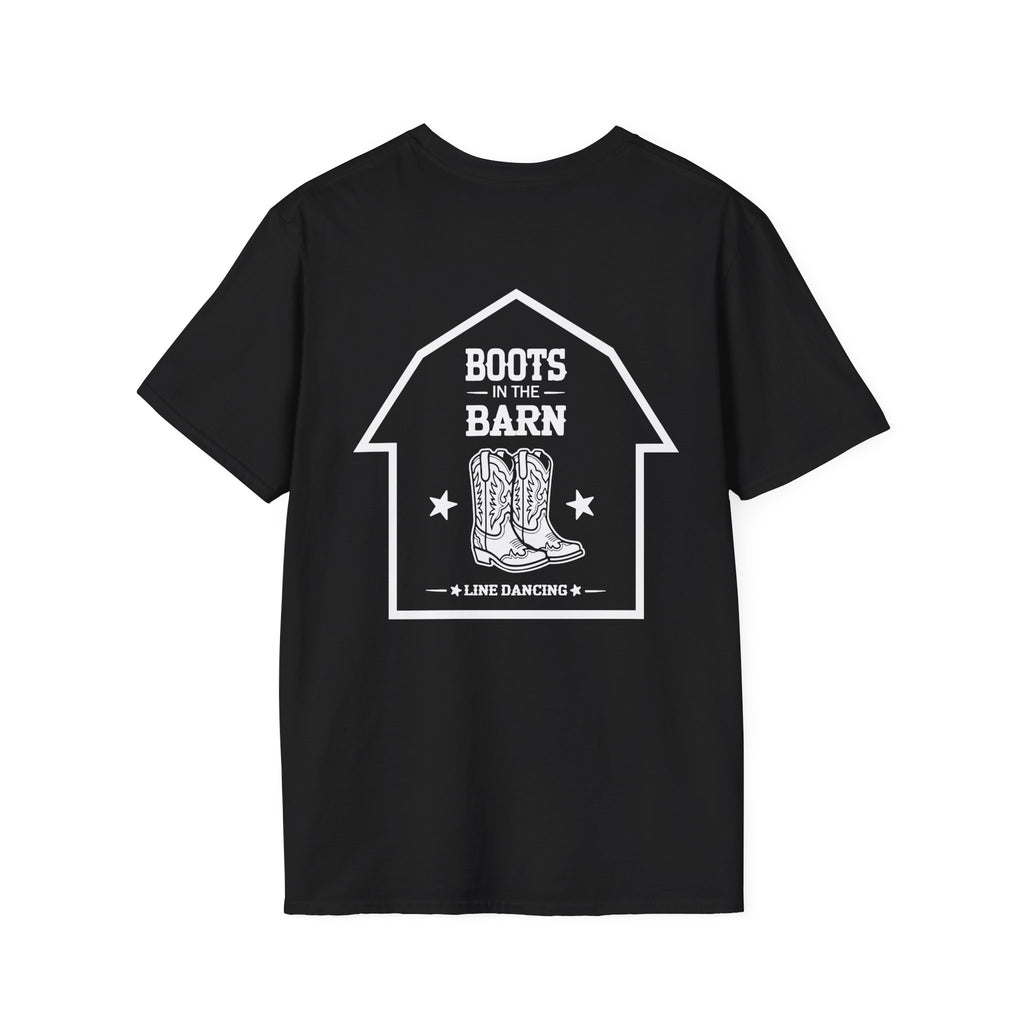 Boots in the Barn T-Shirt — Rustic Western Graphic Tee