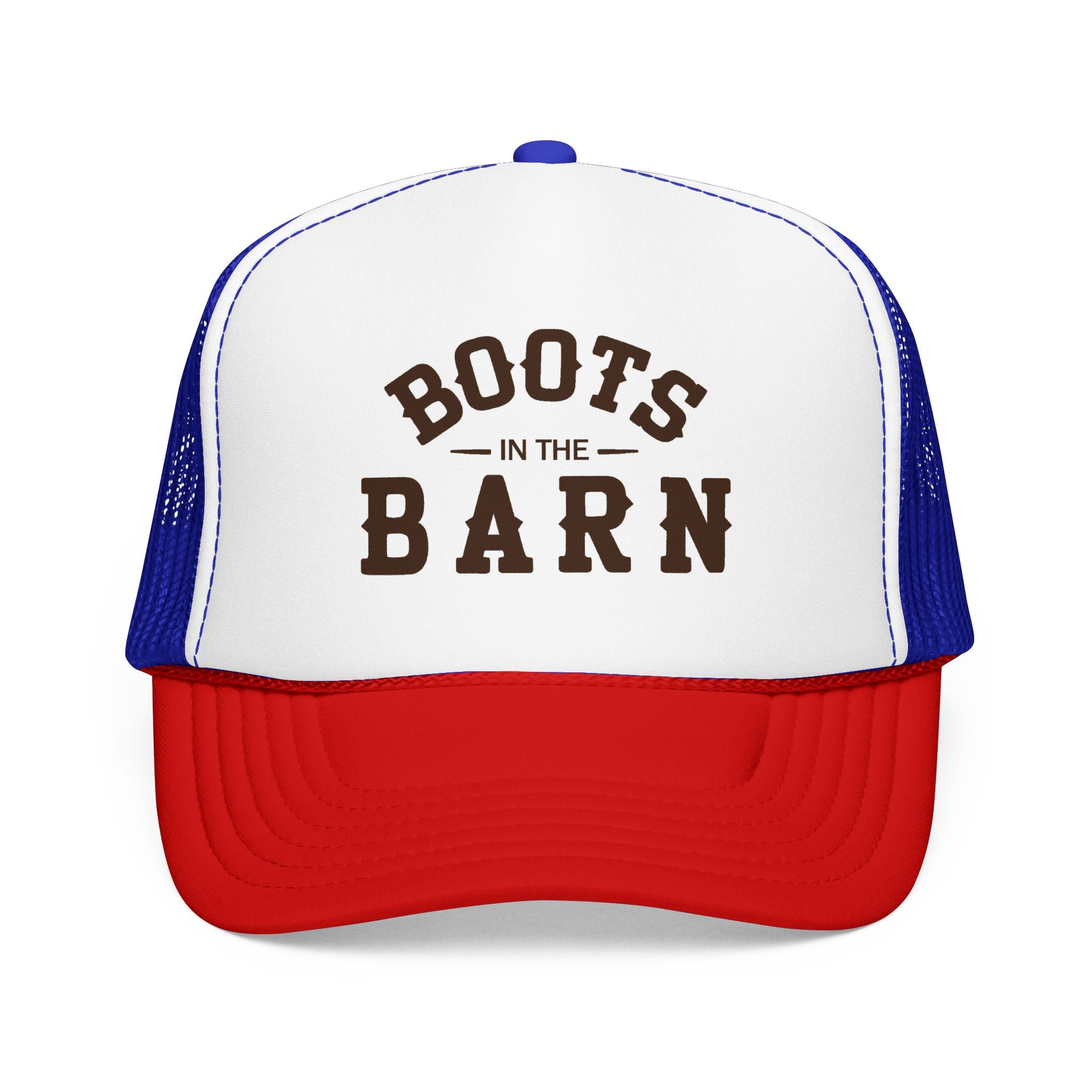 Trucker Hat — "Boots in the Barn" Foam Mesh Cap