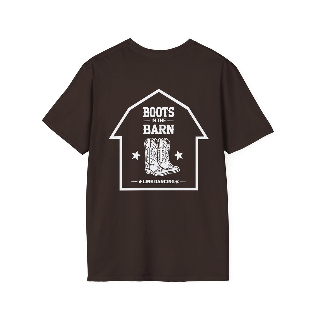 Boots in the Barn T-Shirt — Rustic Western Graphic Tee