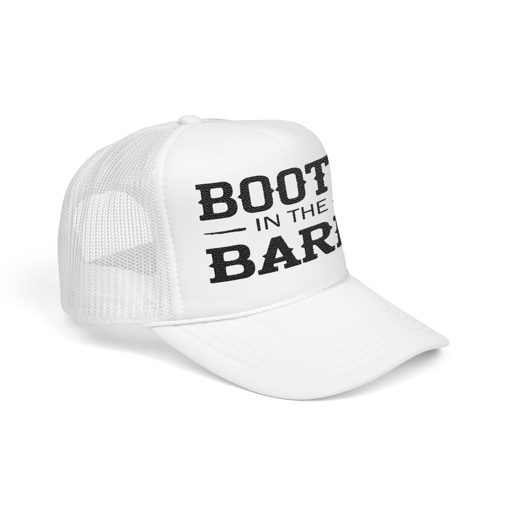 Boots in the Barn Trucker Hat — Vintage Country Foam Mesh Cap