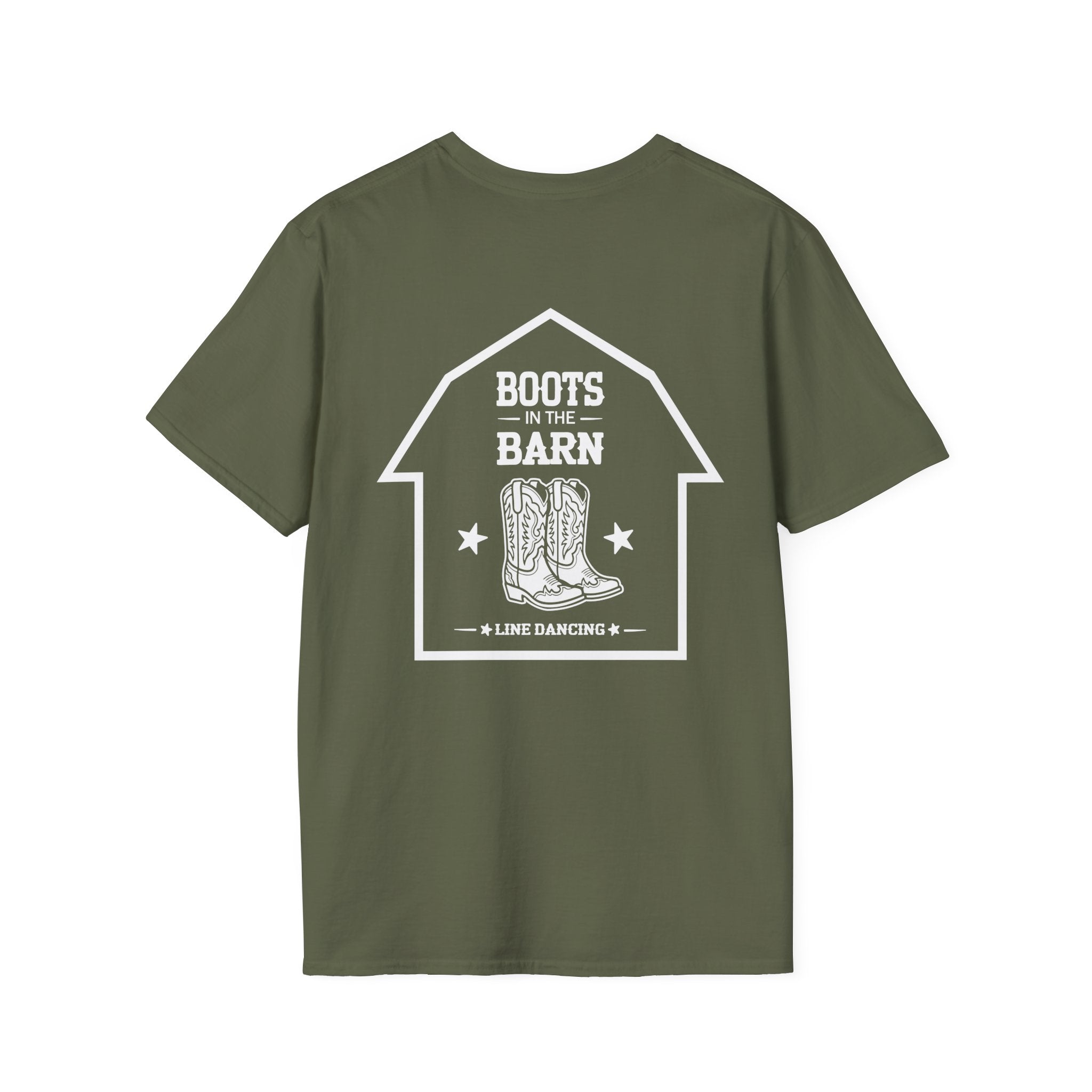Boots in the Barn T-Shirt — Rustic Western Graphic Tee