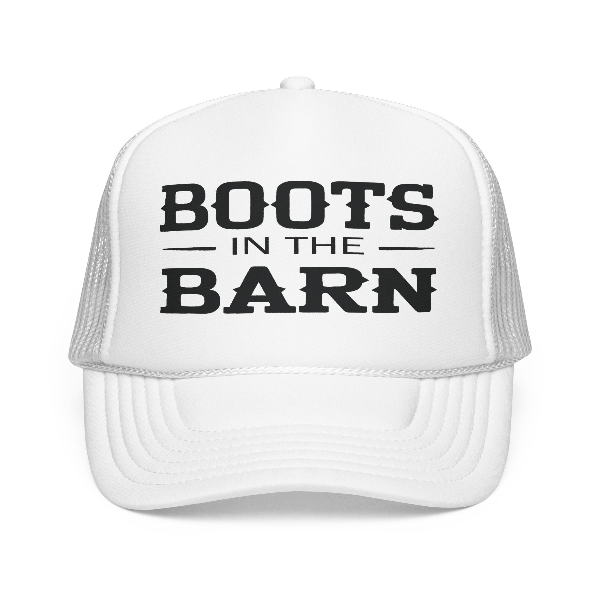 Trucker Hat — "Boots in the Barn" Foam Mesh Cap