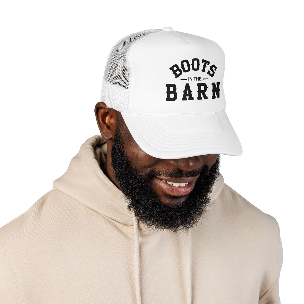 Trucker Hat — "Boots in the Barn" Foam Mesh Cap
