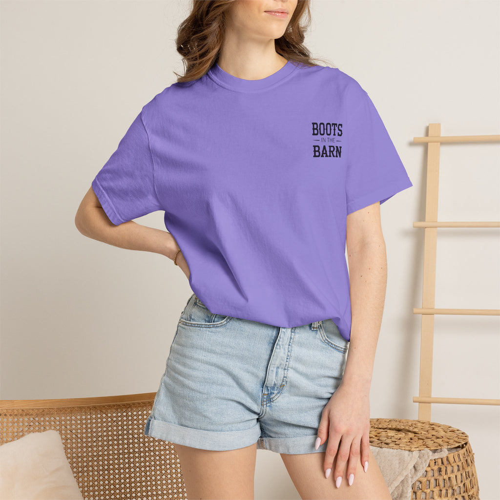 Boots in the Barn T-Shirt — Western Cowboy Boots Line Dancing Tee