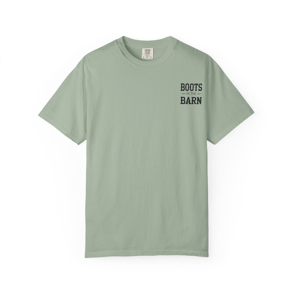 Boots in the Barn T-Shirt — Western Cowboy Boots Line Dancing Tee