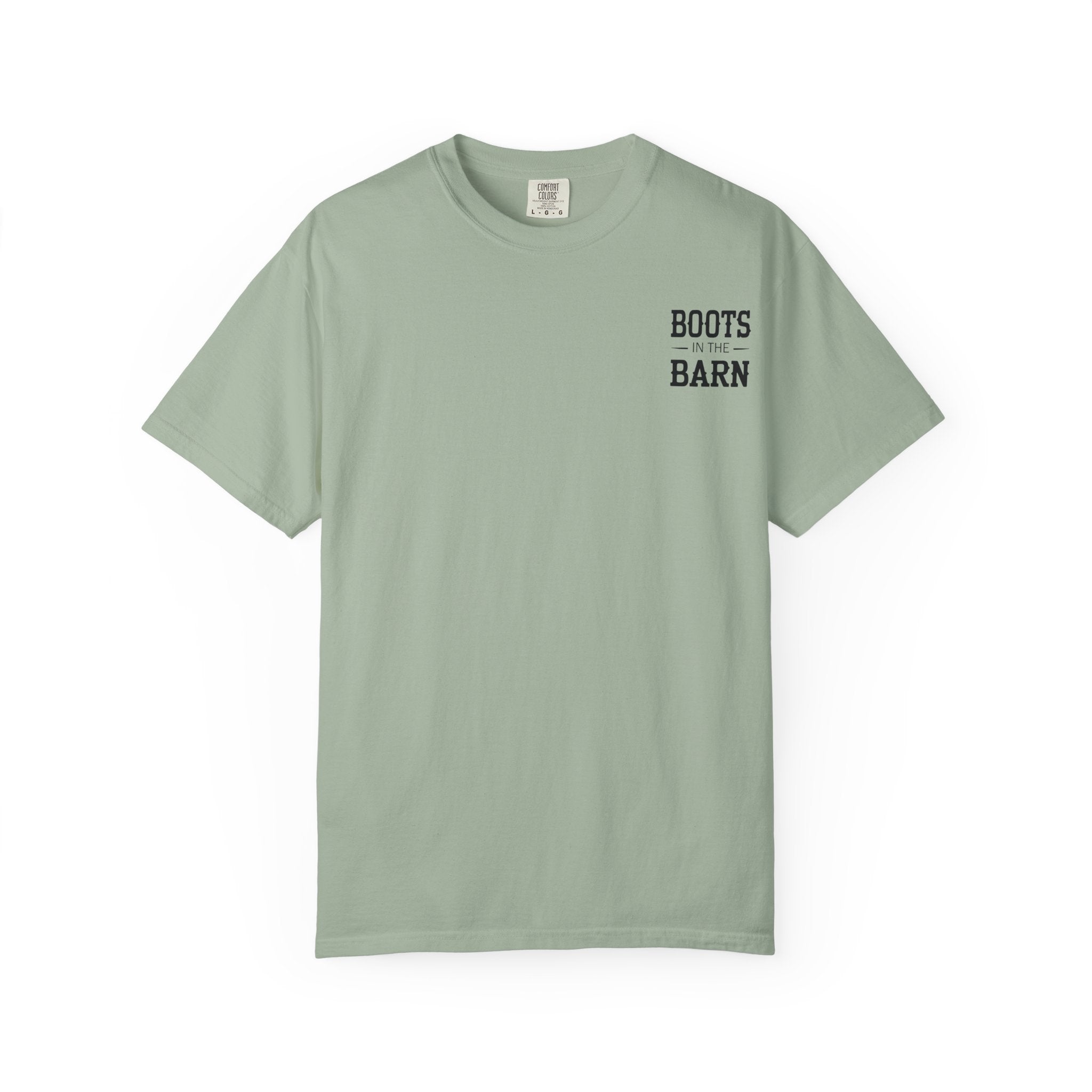 Boots in the Barn T-Shirt — Western Cowboy Boots Line Dancing Tee