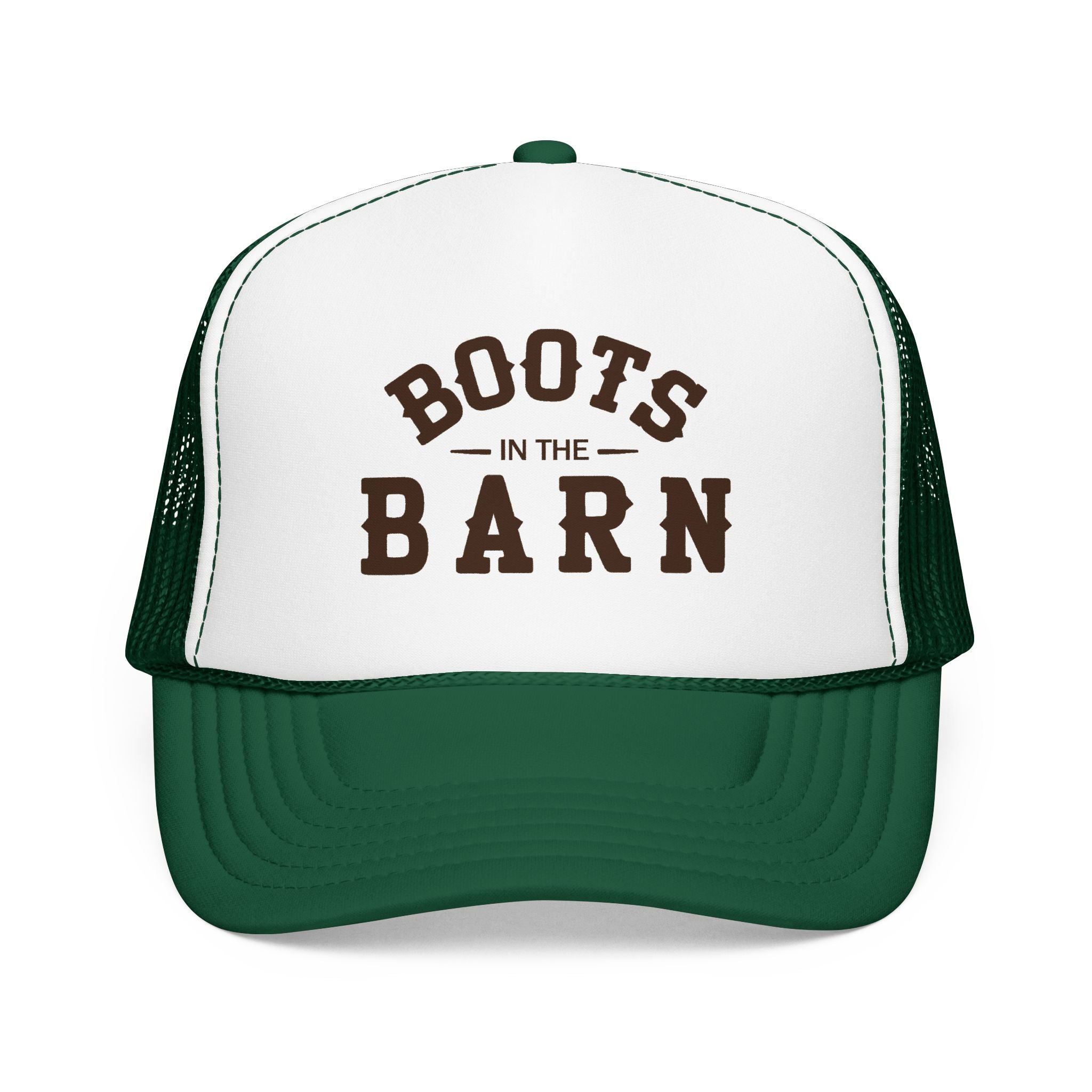 Trucker Hat — "Boots in the Barn" Foam Mesh Cap