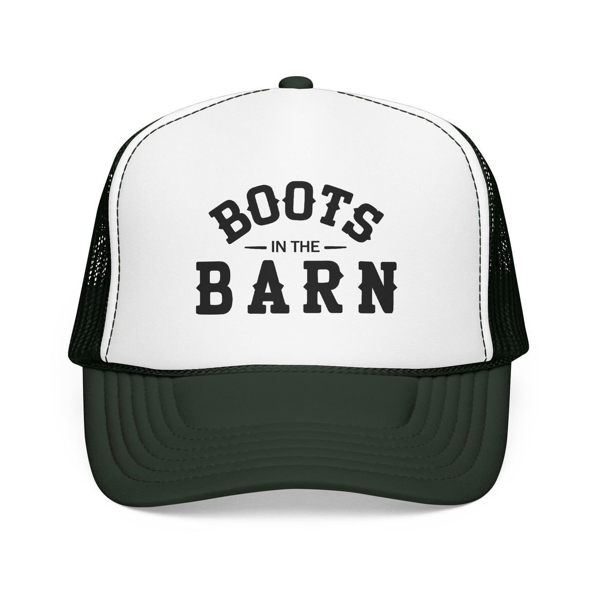 Trucker Hat — "Boots in the Barn" Foam Mesh Cap