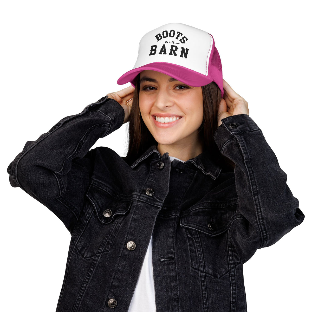 Trucker Hat — "Boots in the Barn" Foam Mesh Cap