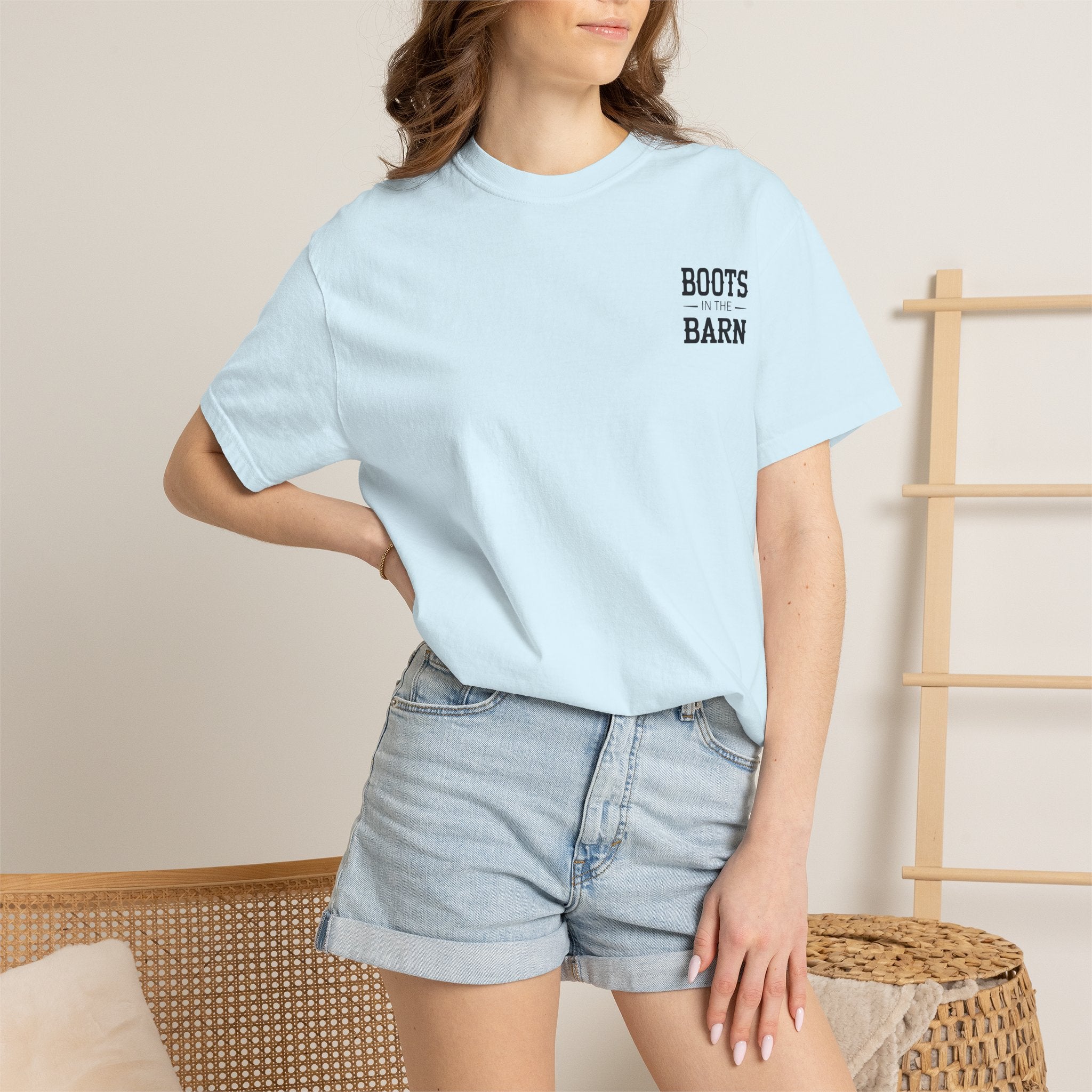 Boots in the Barn T-Shirt — Western Cowboy Boots Line Dancing Tee