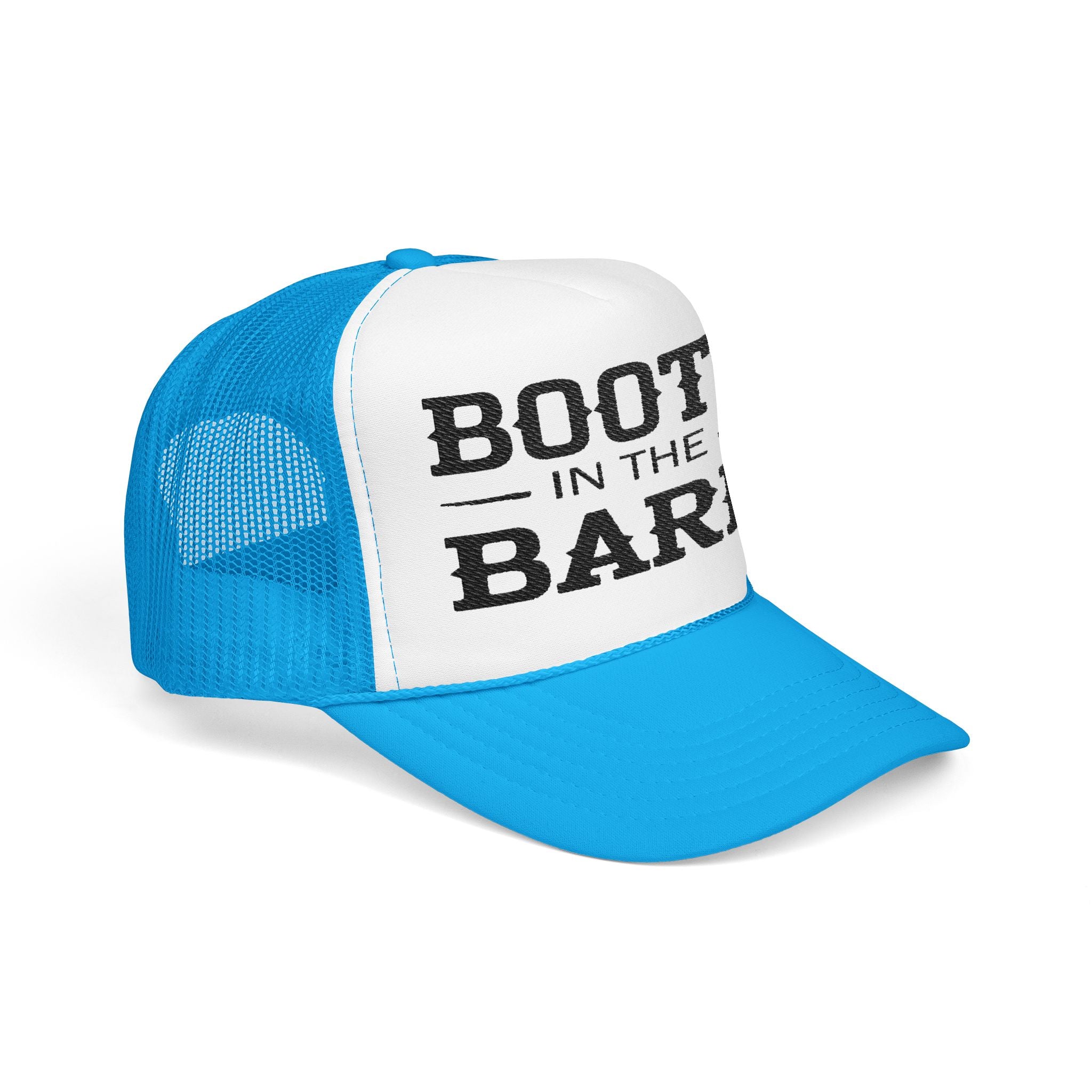 Boots in the Barn Trucker Hat — Vintage Country Foam Mesh Cap