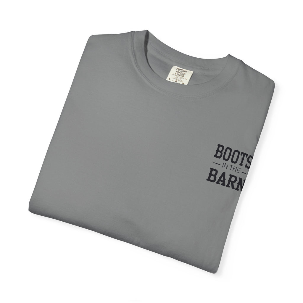 Boots in the Barn T-Shirt — Western Cowboy Boots Line Dancing Tee