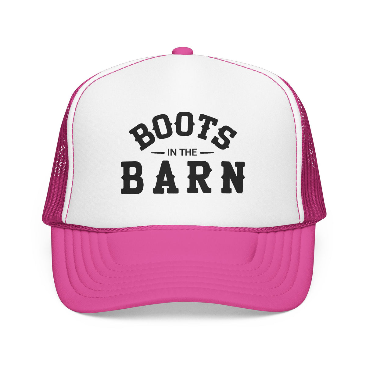 Trucker Hat — "Boots in the Barn" Foam Mesh Cap