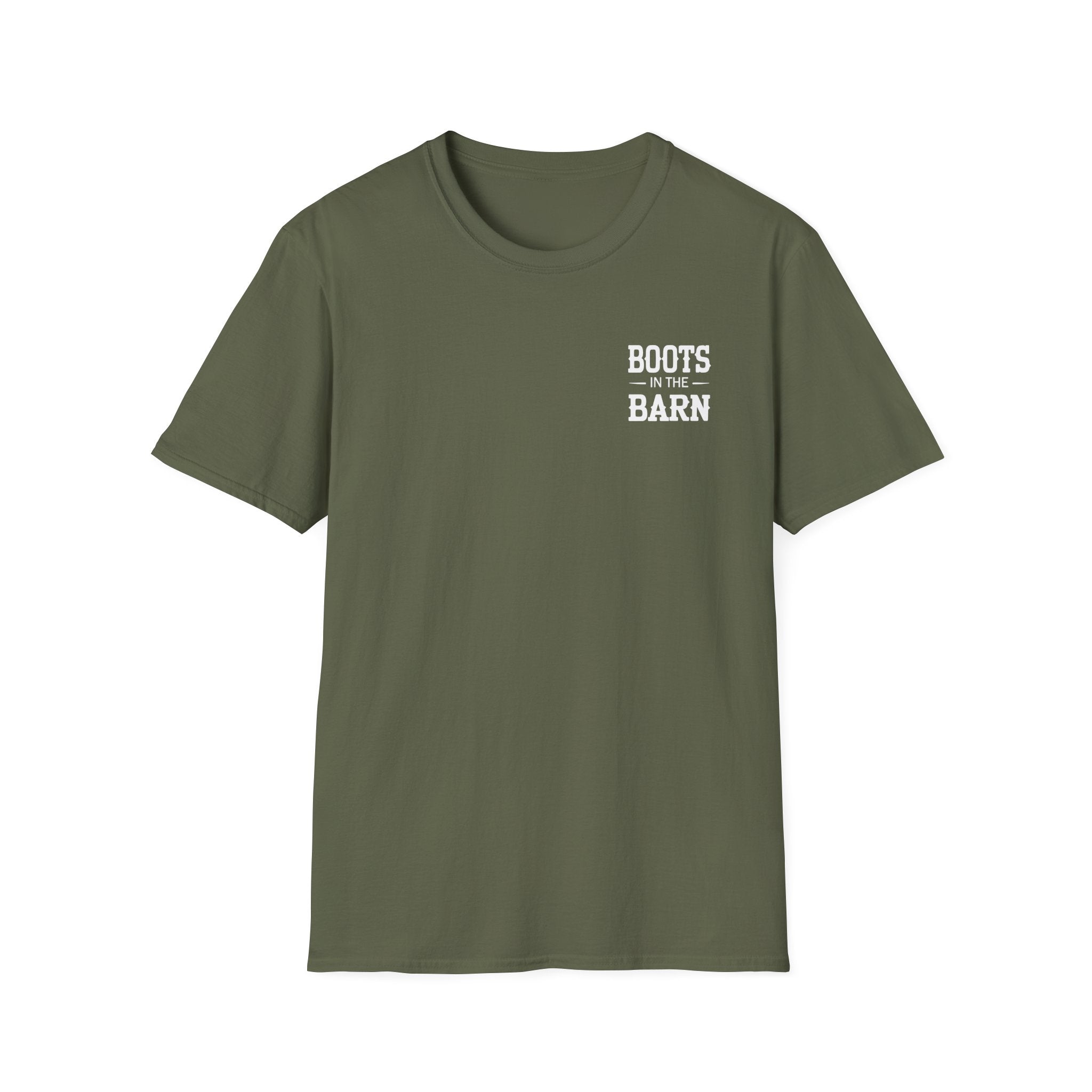 Boots in the Barn T-Shirt — Rustic Western Graphic Tee
