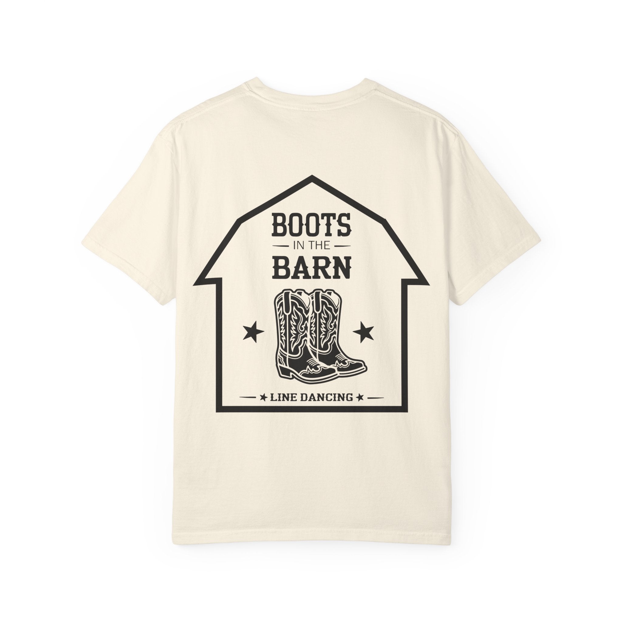 Boots in the Barn T-Shirt — Western Cowboy Boots Line Dancing Tee