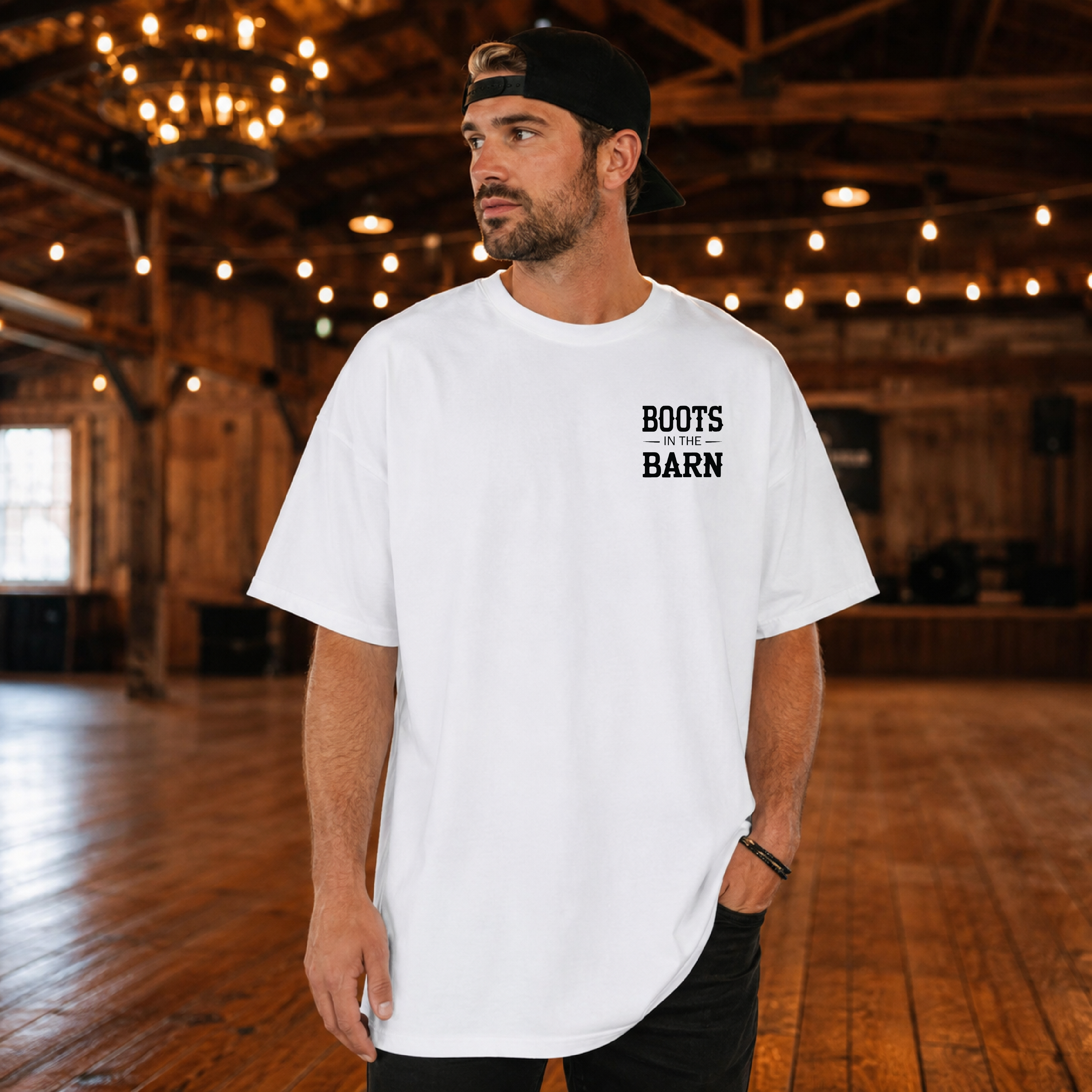 Boots in the Barn T-Shirt — Western Cowboy Line Dancing Tee