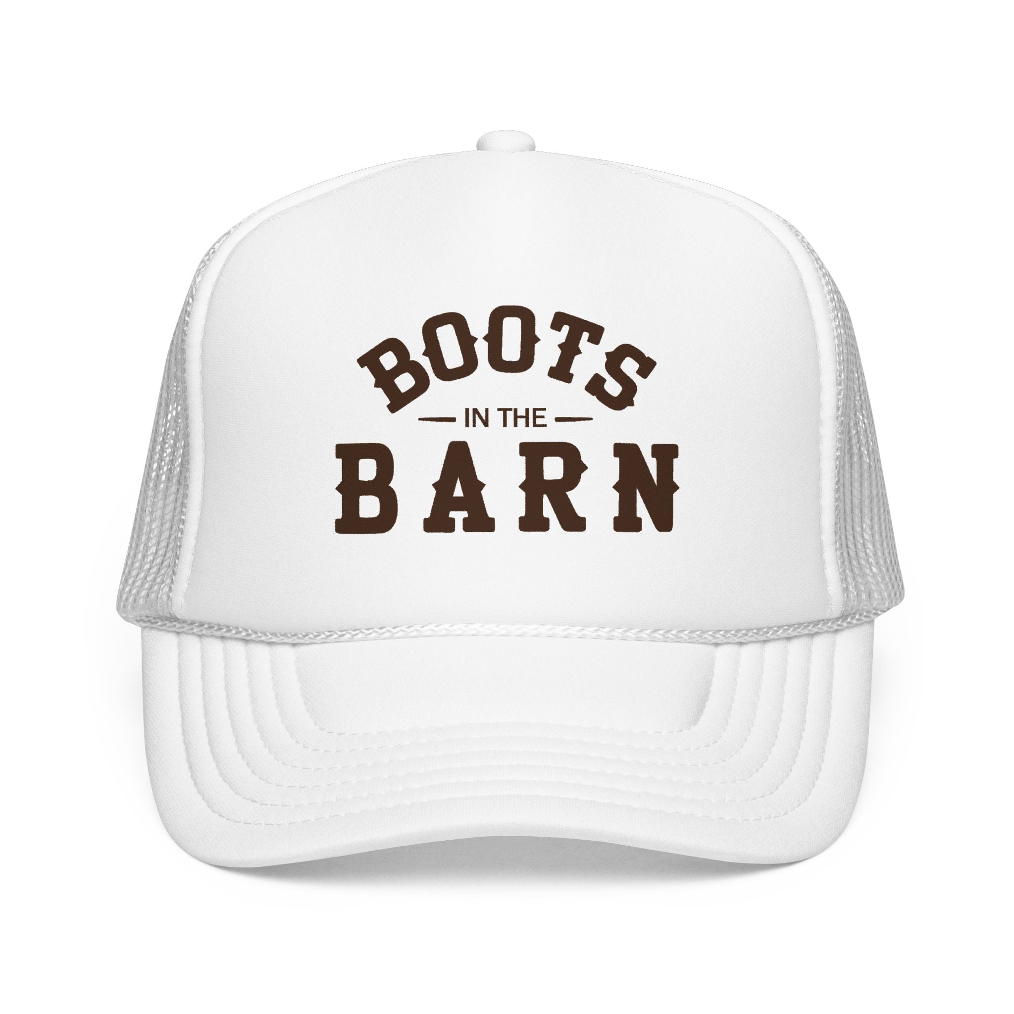 Trucker Hat — "Boots in the Barn" Foam Mesh Cap