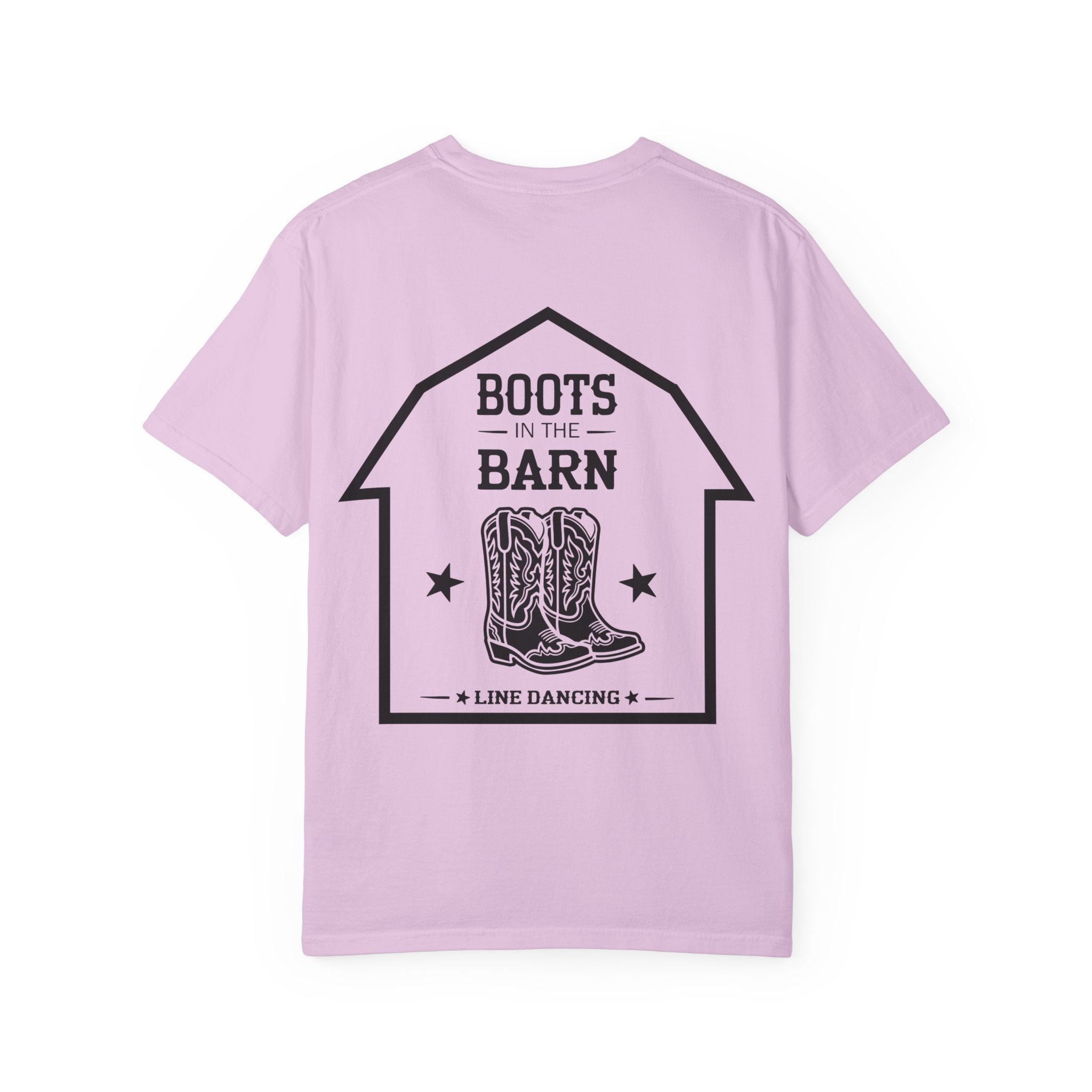 Boots in the Barn T-Shirt — Western Cowboy Boots Line Dancing Tee