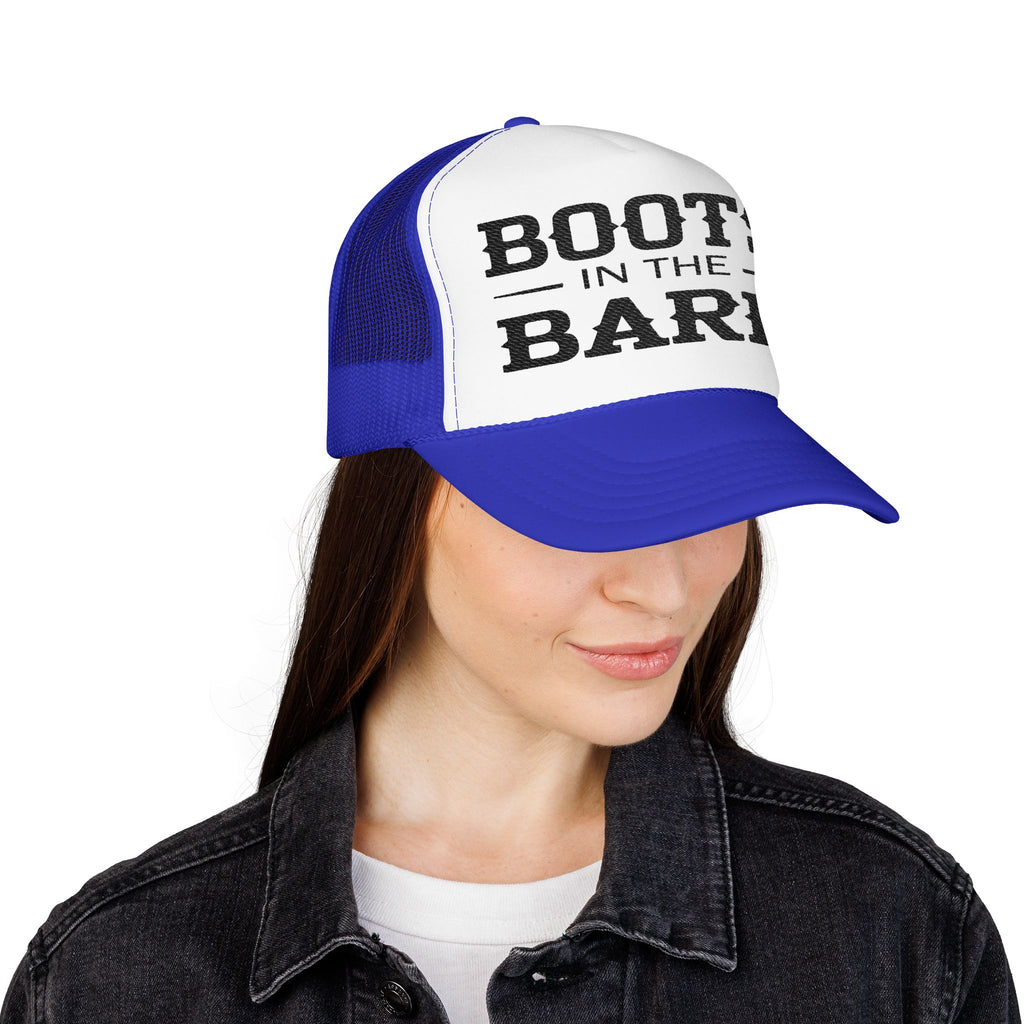 Boots in the Barn Trucker Hat — Vintage Country Foam Mesh Cap