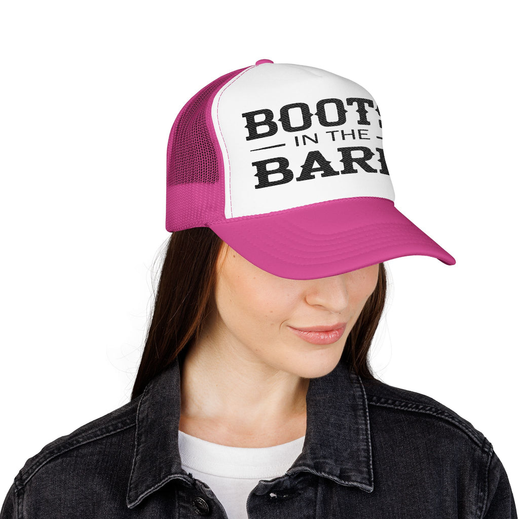 Boots in the Barn Trucker Hat — Vintage Country Foam Mesh Cap