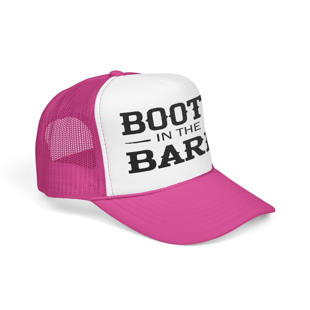 Boots in the Barn Trucker Hat — Vintage Country Foam Mesh Cap