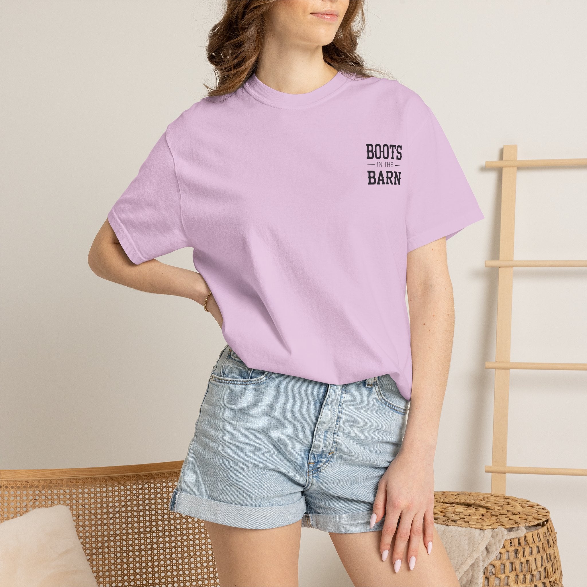 Boots in the Barn T-Shirt — Western Cowboy Boots Line Dancing Tee