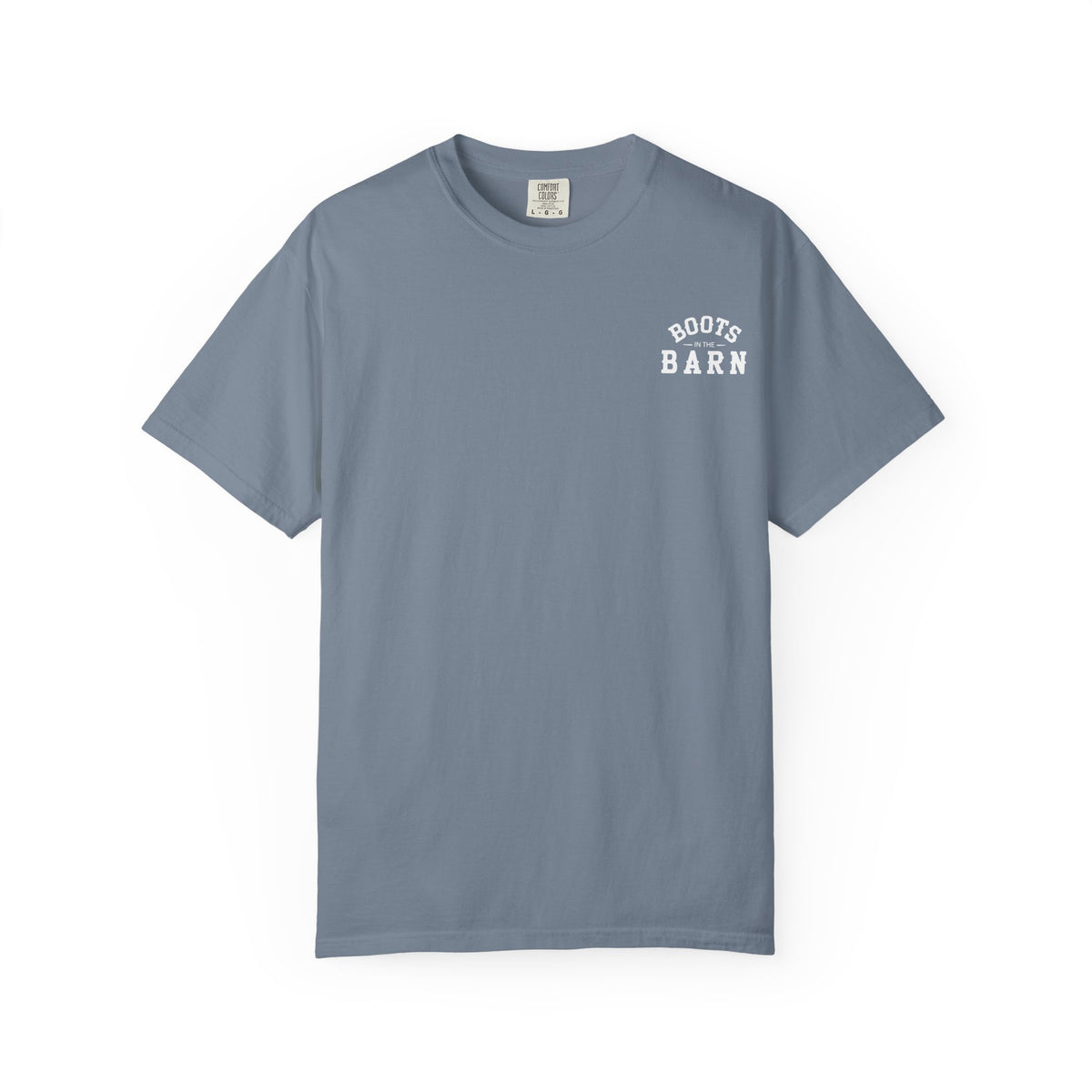 Brown & White Design Boots in the Barn Line Dancing Tee — Heavyweight