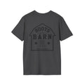 Black & White Design Boots in the Barn T-Shirt — Lightweight Cotton