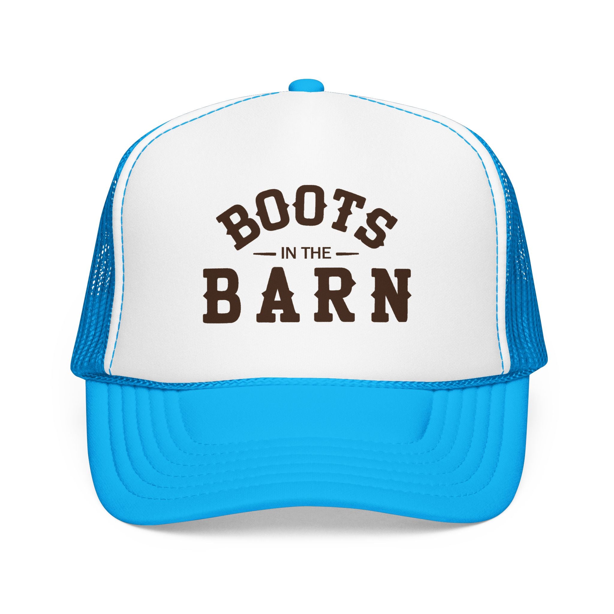 Trucker Hat — "Boots in the Barn" Foam Mesh Cap