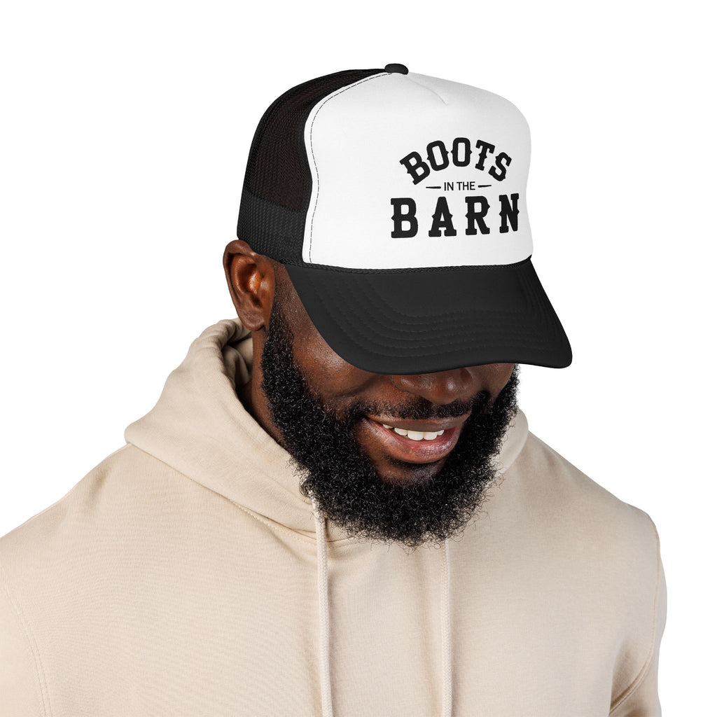 Trucker Hat — "Boots in the Barn" Foam Mesh Cap