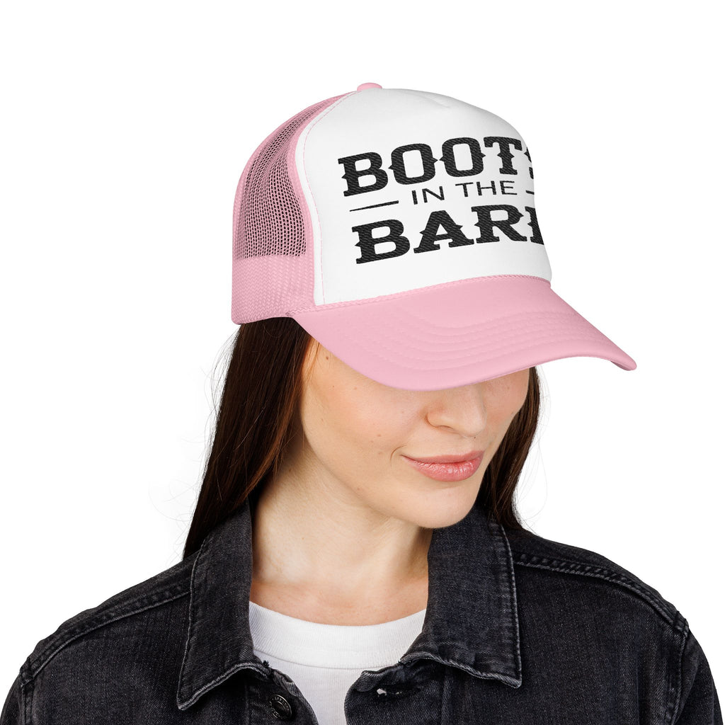 Boots in the Barn Trucker Hat — Vintage Country Foam Mesh Cap