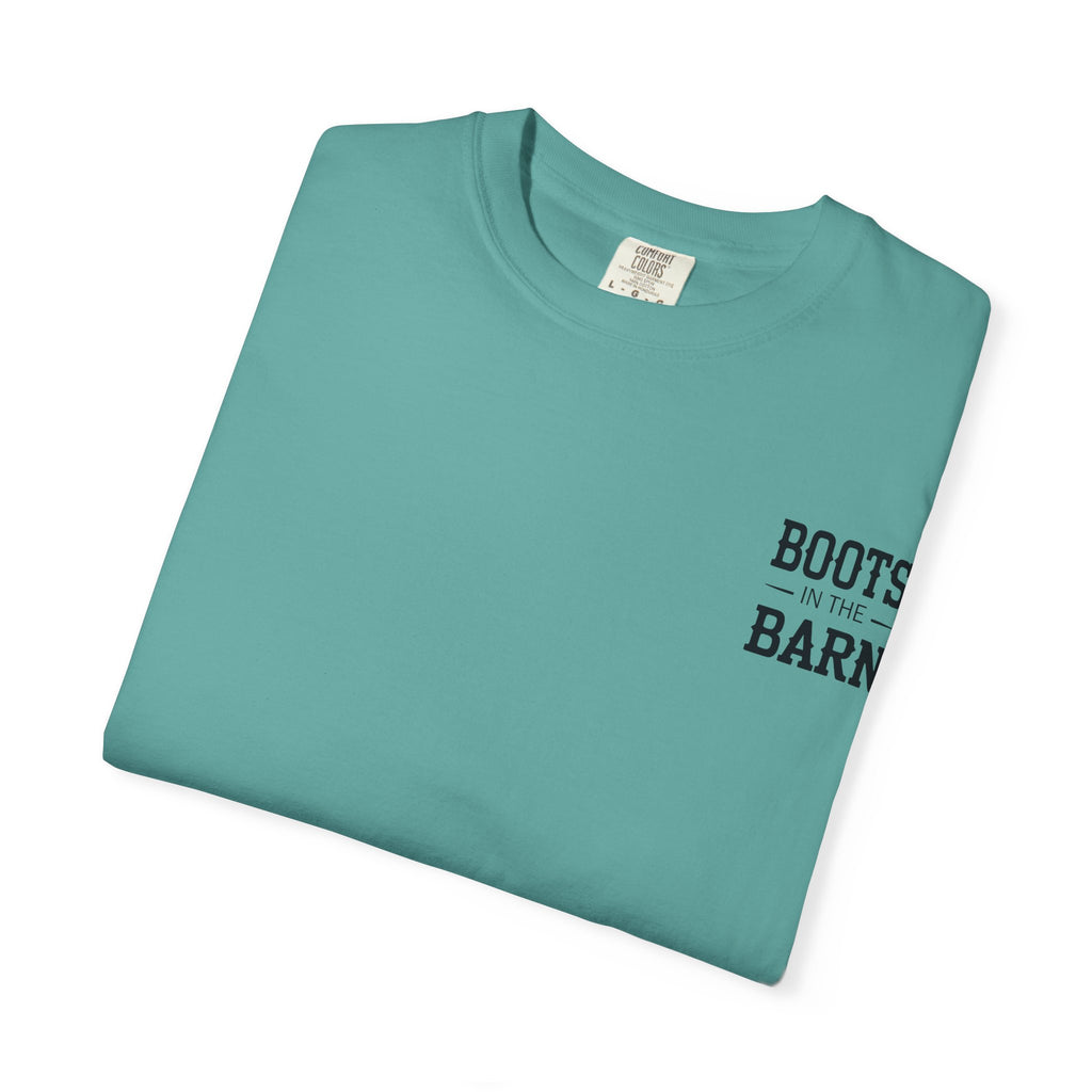 Boots in the Barn T-Shirt — Western Cowboy Boots Line Dancing Tee