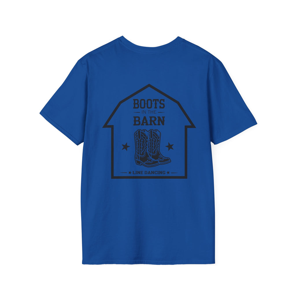 Boots in the Barn Graphic T‑Shirt — Rustic Farmhouse Tee for Country Lovers