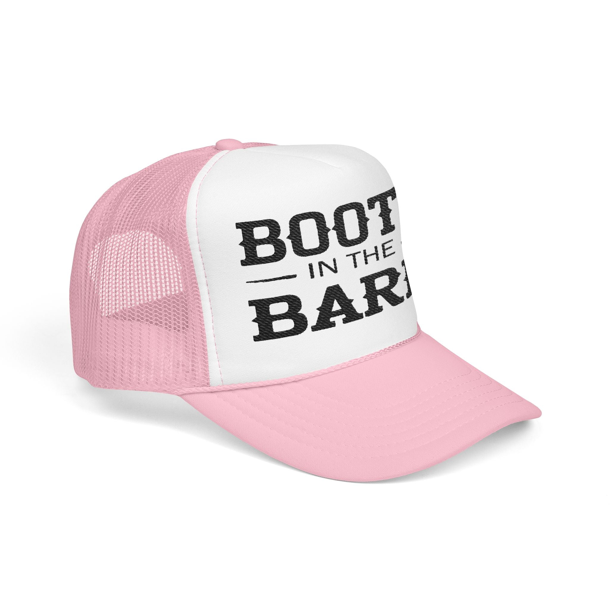 Boots in the Barn Trucker Hat — Vintage Country Foam Mesh Cap