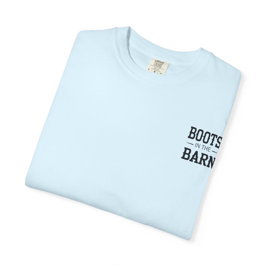 Boots in the Barn T-Shirt — Western Cowboy Boots Line Dancing Tee